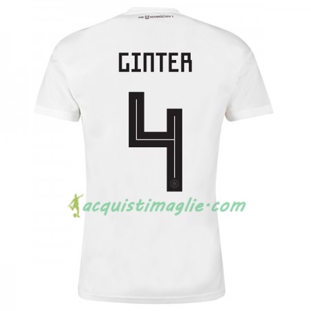 Divisa di Calcio Germania Ginter 4 Prima Mondiali 2018